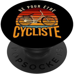 VÉLO DE COURSE - ROUTE Cyclisme Athlète Vélo De Course Cycliste Sport Retro Vélo Popsockets Popgrip Interchangeable[n10222]