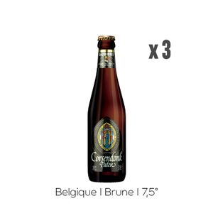 BIERE Pack Bières Corsendonk Pater - 3x33cl - 7,5%