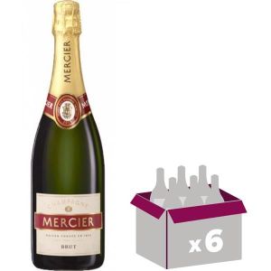 CHAMPAGNE Lot de 6 - Champagne Mercier Brut - 75 cl