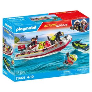 Playmobil Sauvetage Maritime : Scooter De Plongée Dans Les Produits De  Sauvetage City Action Multicolore