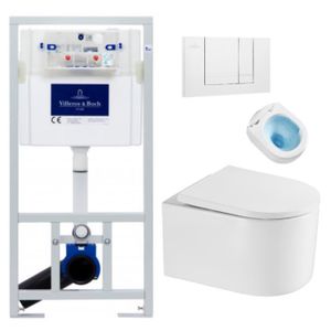 WC - TOILETTES Villeroy & Boch ViConnect Pro Pack WC Bâti-support
