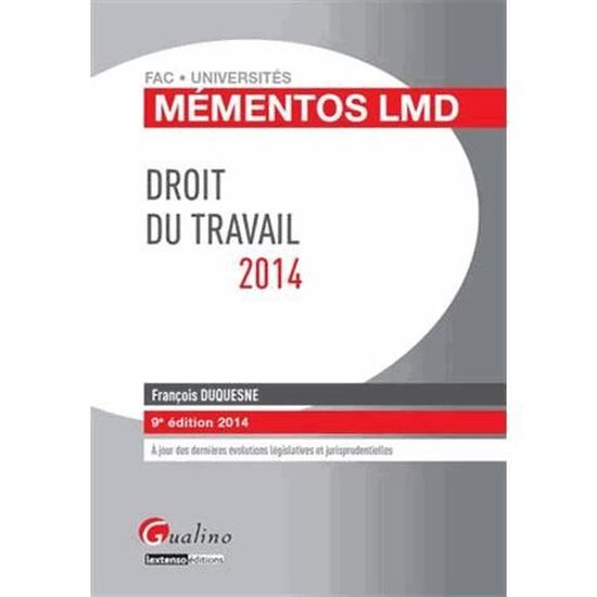 Droit du travail 2014  Cdiscount Librairie