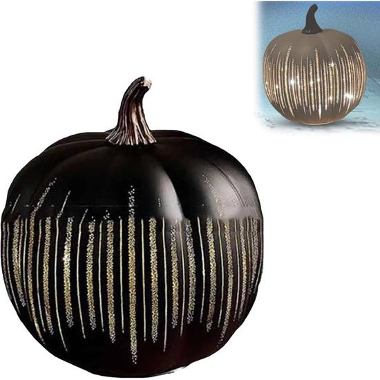 2 Lumières LED En Forme De Citrouille D'Halloween - Télécommande, 16 Couleurs, Minuterie - Pour Décoration Intérieure Ou Extérieure