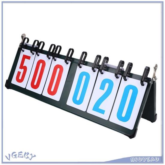 Ziranee Compteur De Score, 4 Sportive Compteur Multifonction