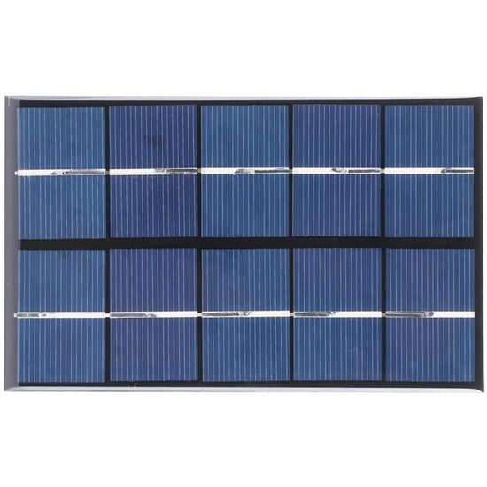 Lot De 2 Panneaux Solaires Polysilicium 0.6W 5V – Dimensions 80x55 Mm – Pour Petits Appareils, éclairage, Projets DIY - 6
