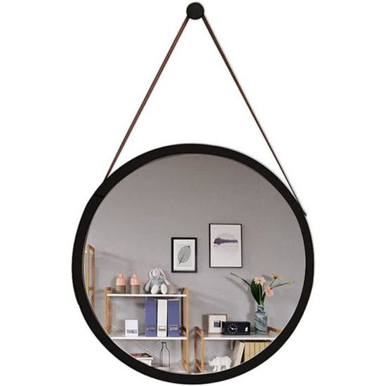 Miroir Mural Lumineux LED - 40 Cm, Blanc/Chaud/Lumière Du Jour, Alimentation 12V, Verre Antidéflagrant - 7