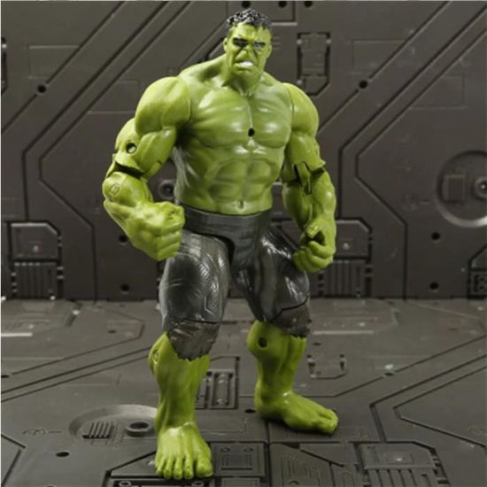 Figurine articulée et lumineuse HULK Marvel - 17 CM