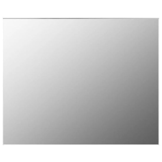 |Promotion| Miroir sans cadre "Rétro" - Miroir de Salle de bain 100x60 cm Verre &MP997172