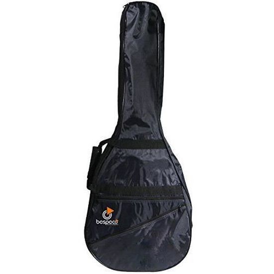 Belle Housse Pour Guitare Acoustique De 101,6 Cm, 101,6 Cm, Avec Housse De Transport étanche, Plusieurs Poches, Motif écossais Rétro Jaune, Multicolore #01, 42.9x16.9x4.7 In, Sac Pour Guitare