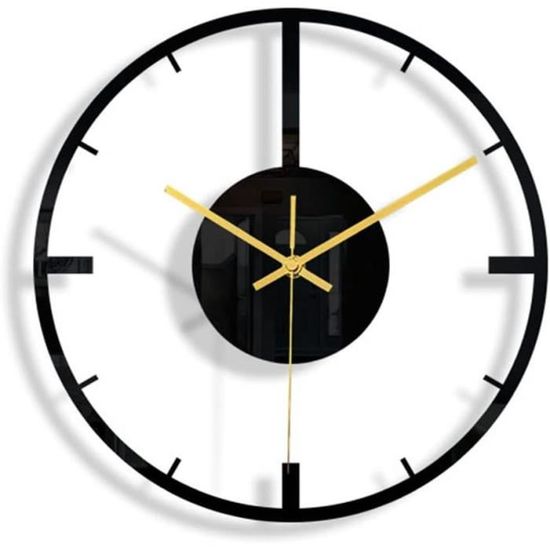 Couronne De L'Avent Moderne En Métal Noir Mat - Diamètre 30 Cm - Avec 4 Supports Pour Bougies Piliers (Ø 8 Cm) - Décoration De Table