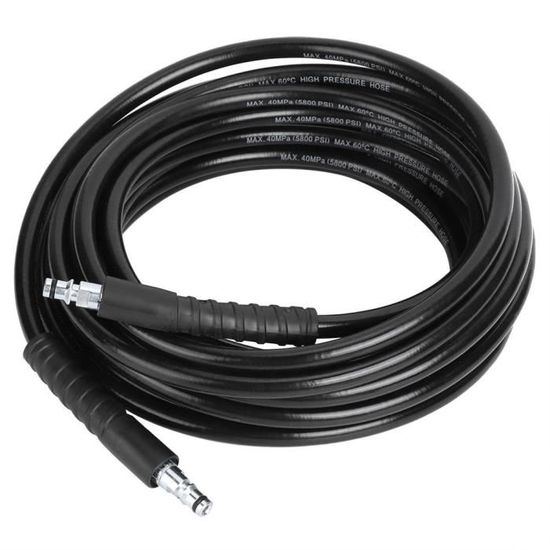 Tuyau Nettoyeur Haute Pression 10m Compatible K2 K3 K4 K5 - Tube Renforcé Tressé Acier Pour Laveuse
