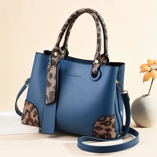 Acheter sac fourre-tout en cuir bleu clair: choisir sacs fourre-tout en