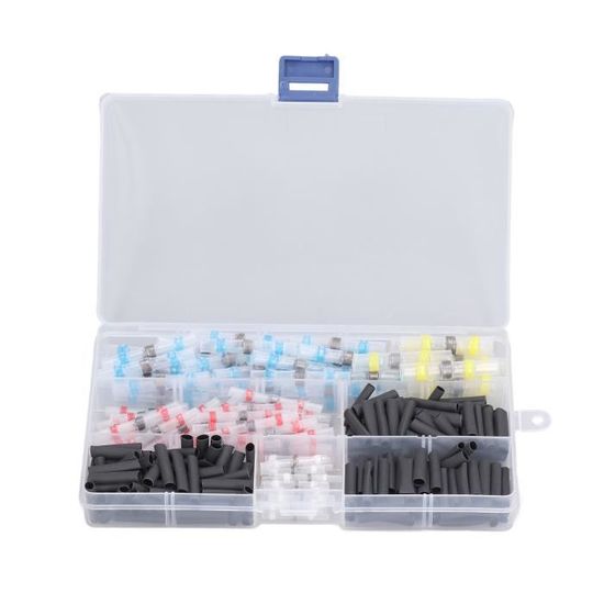 100pcs Joint de Soudure Connecteur de Fil Bout à Bout Thermorétractable