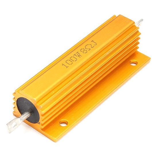 8x Resistencia Recubierta De Aluminio Dorado 100w, 8 Ohm 8r | Meses sin interés