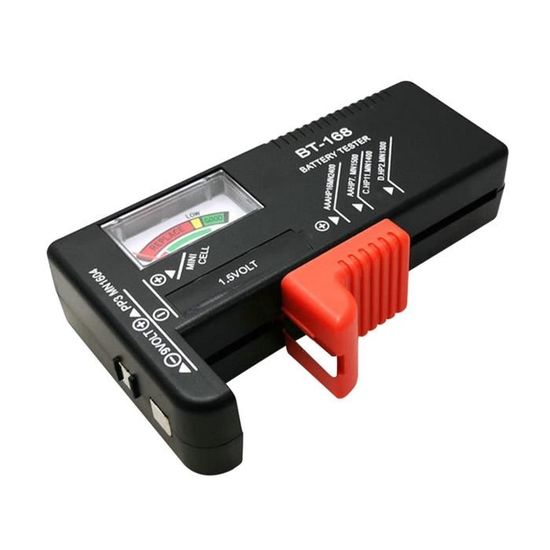 Testeur De Piles Digital BT 168 Pro - Vérifie Les Piles Bouton, AA, AAA, 9V… En 2 Secondes, écran LCD, Portable Et Précis !