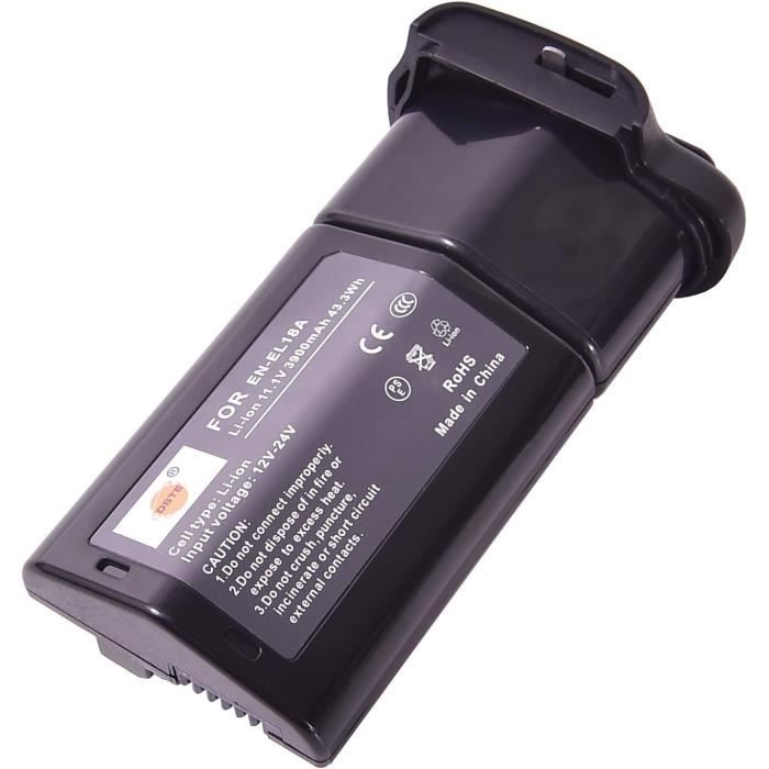 Batterie de rechange - 11,1 V - 3900 mAh-43,3 WH EN-EL18A - Compatible avec Nikon MB-D12.[Z1485]