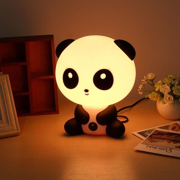 Belle Panda LED Animaux Cartoon Table Lampe Veilleuse Enfants Cadeau Lumière Nuit