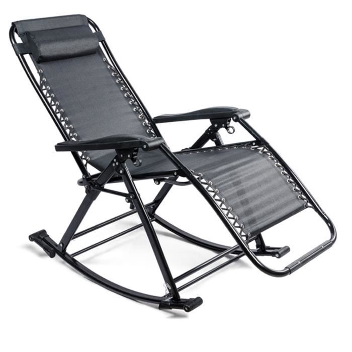 Digital Chaise longue Fauteuil à Bascule pliant paresseux pour personnes âgées Repos