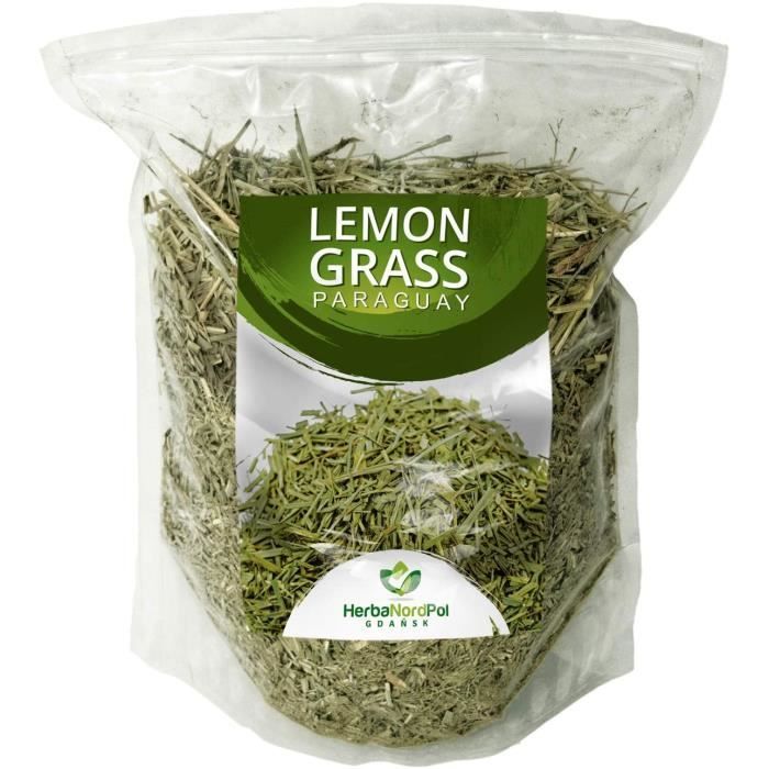 Citronnelle, Citronnelle du Paraguay, Coupée, Pour thé et cuisine asiatique, Lemongrass, Zitronengras, Cymbopogon citratus 500G
