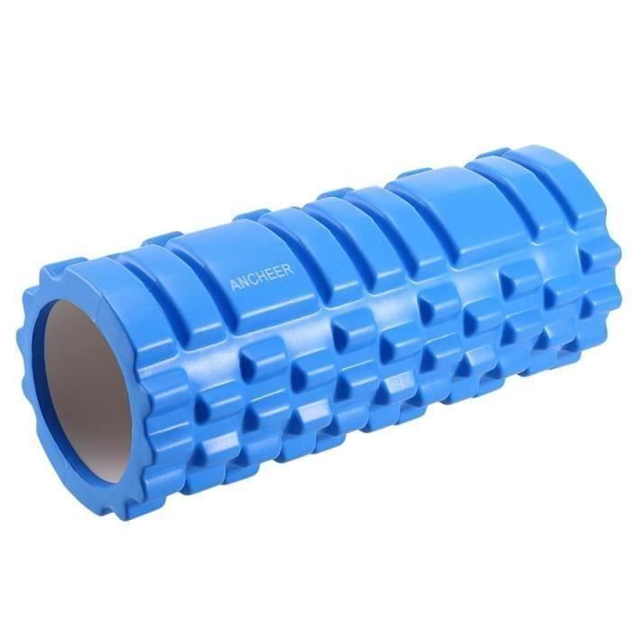 Rouleau de mousse de yoga pour le massage Bleu la11978