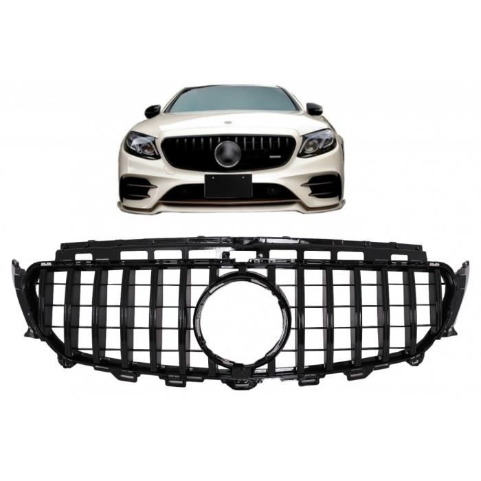 Calandre pour Mercedes Classe E W213 S213 C238 2016-2019 AMG GT-R Panamericana Noir