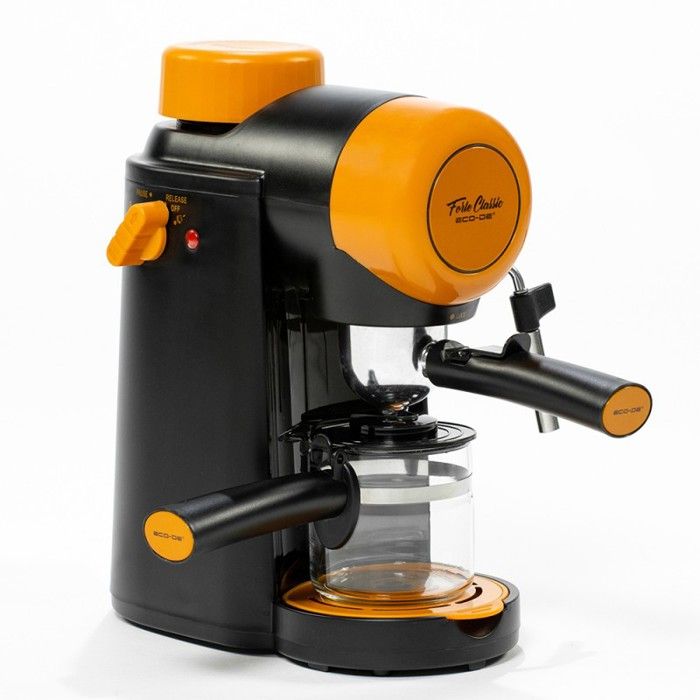 ECODE Machine à café Espresso Forte Classic, 5 Bar, Vaporisateur réglable, Système Latte, 800W