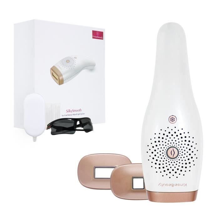 épilation lumière pulsée definitive KB1819 corps maillot aisselle visage 500 000 flashes blanc OR