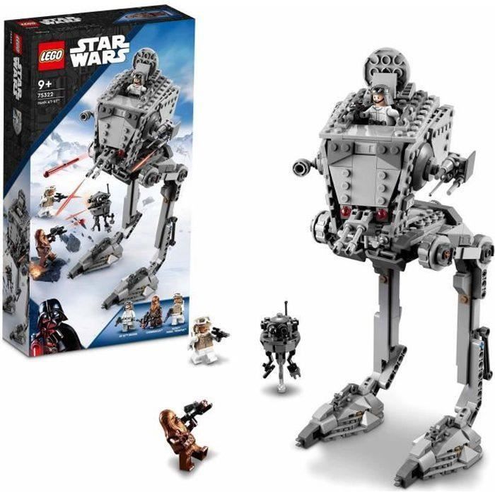 SHOT CASE - LEGO 75322 Star Wars AT-ST de Hoth, Set de Construction Droide avec Minifigure Chewbacca, Modele L'Empire Contre-Attaque