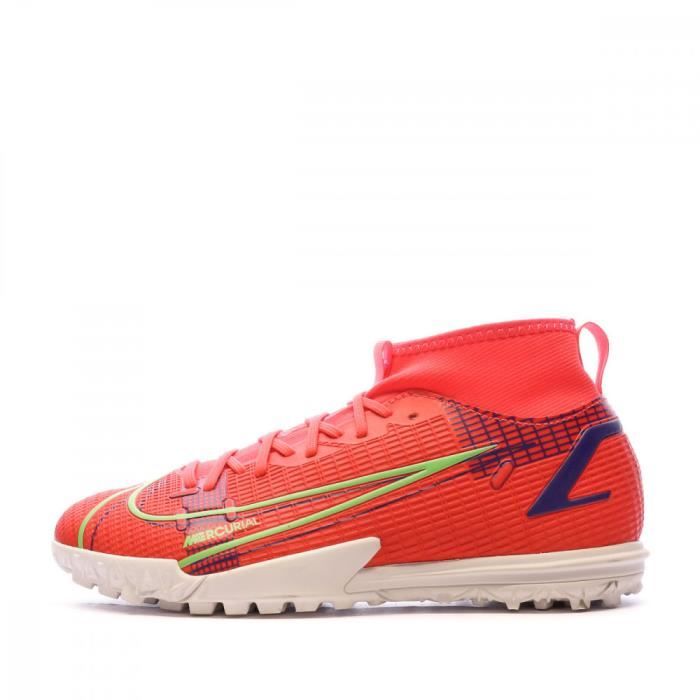 Chaussures de foot Rouges Enfant Nike Superfly 8 Academy TF