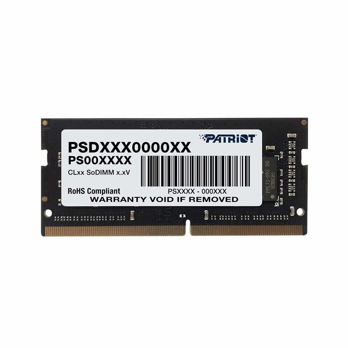Patriot Memory 8GB DDR4 2400MHz, 8 Go, 1 x 8 Go, DDR4, 2400 MHz, 260-pin SO-DIMM, Vert