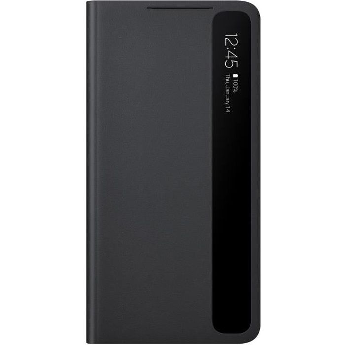 Smart Clear View Cover with S Pen S21 Ultra Noir