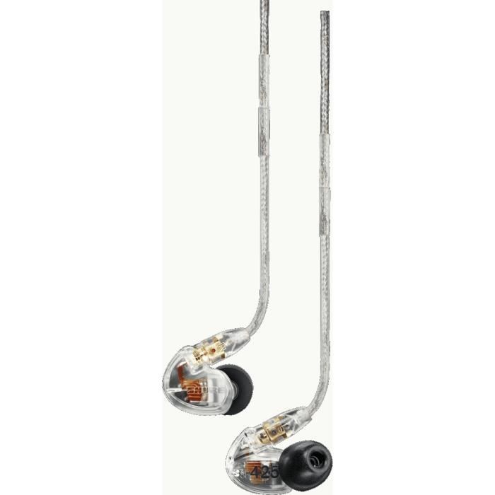 SHURE SSP SE425-CL Ecouteurs intra-auriculaires haute définition - Translucide