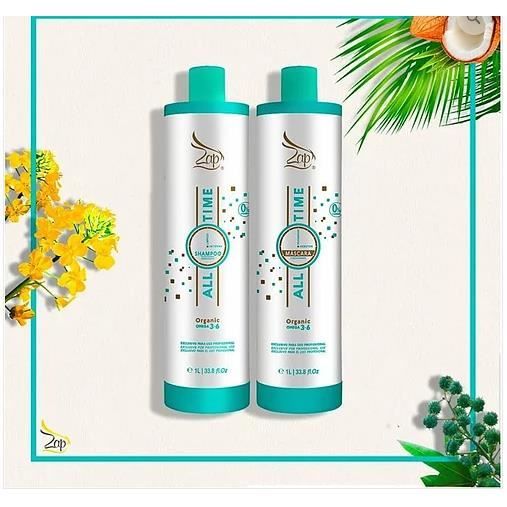 Lissage Brésilien à la Keratine ZAP All Time Organic BIO Capillaire Professionnels (0 FORMOL)