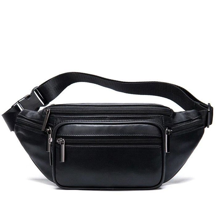 Couleur Noir-D Sac banane holographique pour femmes, , géométrique, taille, Laser, poitrine