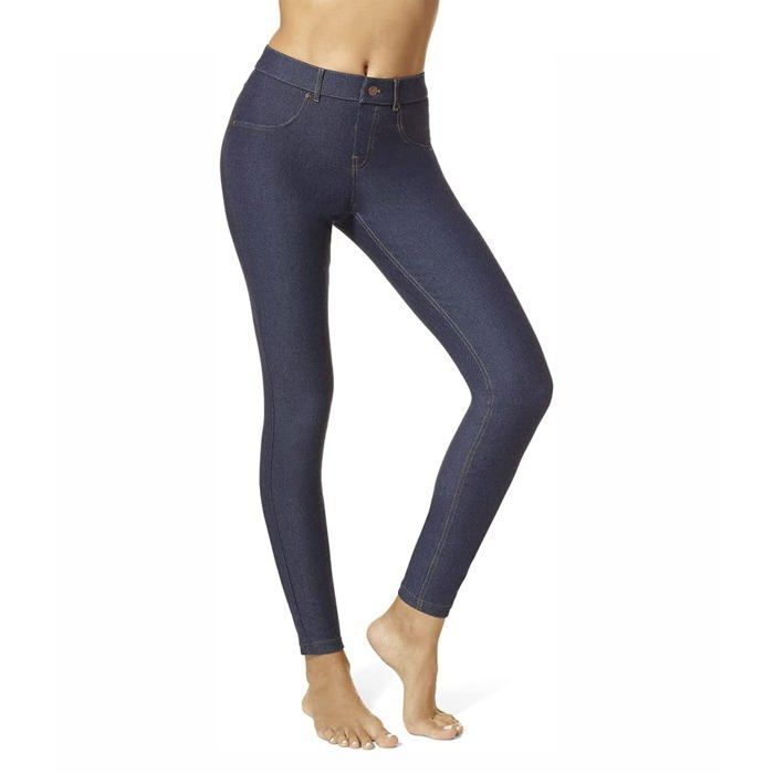 Legging jegging tregging Hue U16924 471 Essentiels en Denim Leggings Essenciaisessential Femme Deep Indigo Wash Cdiscount Pret a Porter
