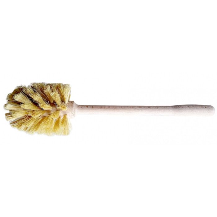 Brosse WC Longue Manche En Hêtre – Nettoyage Rotatif Pour Coins Et Rainures, Design Compact Durable