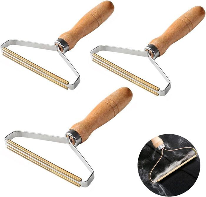 Rasoir Anti-Bouloche Et Brosse Anti-Poils - 4 Pièces Pour Vêtements, Tapis, Canapé