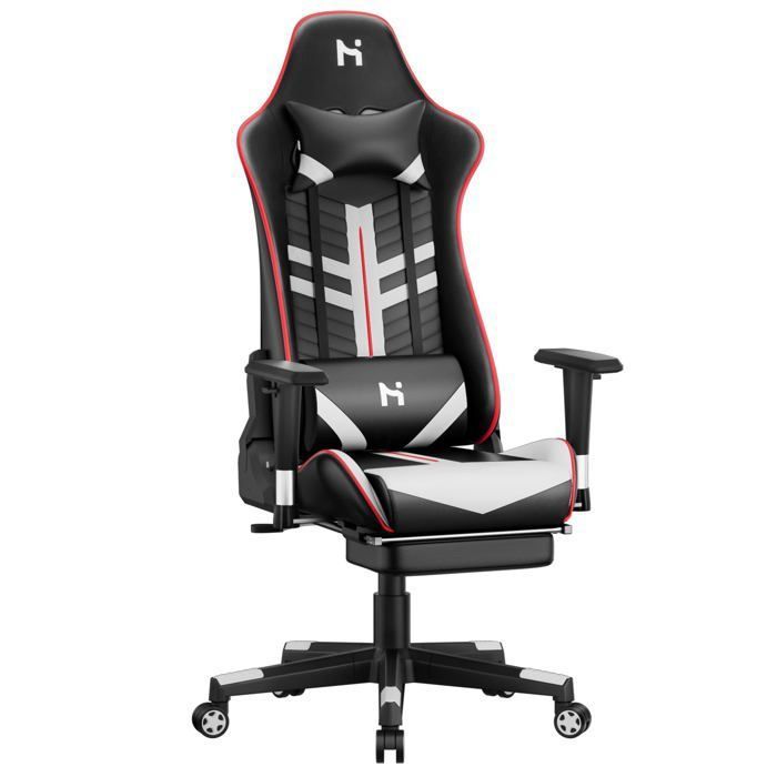 HLONONE Chaise Gaming Ergonomique, Chaise de Gaming avec Rep