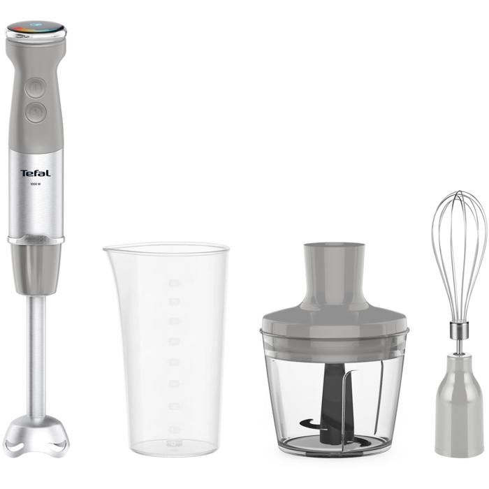 Mixeur À Bâton TEFAL HB673B30 – 1000 W, 20 Vitesses, Accessoires Inclus