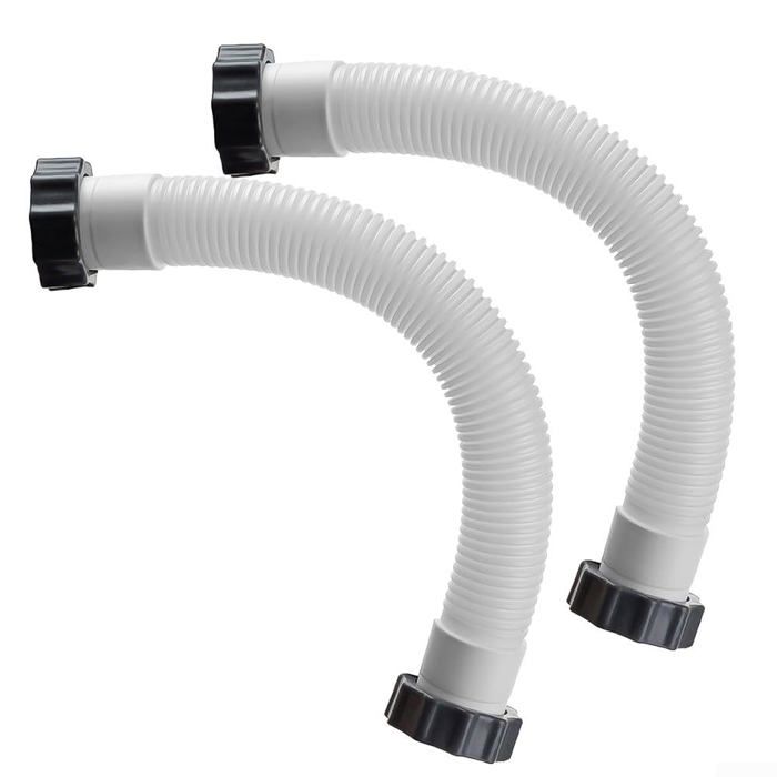 2 Tuyaux De Connexion Pour Filtre à Sable De Piscine – 40,6 Cm, Diamètre 3,8 Cm, écouts Inclus, Compatible Intex