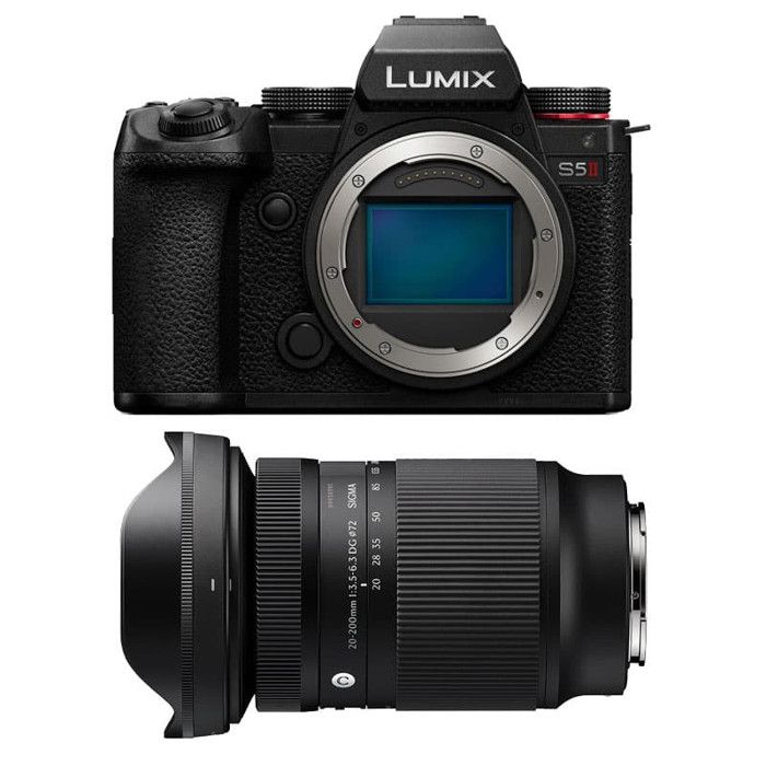 PANASONIC Lumix S5 II + Objectif SIGMA 20 200mm f3.5 6.3 Contemporary Garanti - vue 6