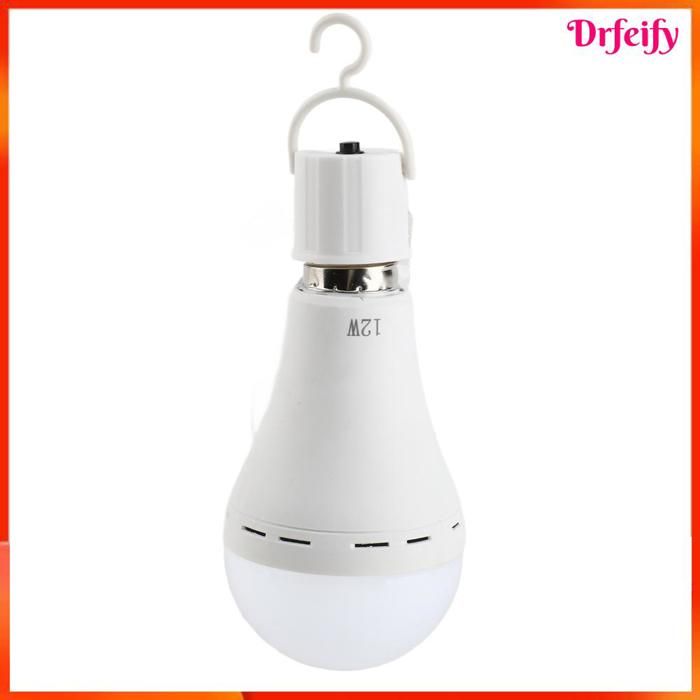 Ampoule LED durgence - AKOZON - Pack 2 E26/E27 - 700 lm 6400K - Batterie 2200 mAh - Rechargeable