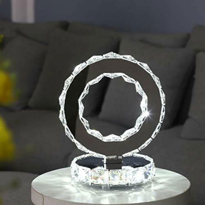 Lampe de chevet élégante décorative Lampe de veilleuse idéale pour Chambre de coucher salon 20W lumière blanc froide