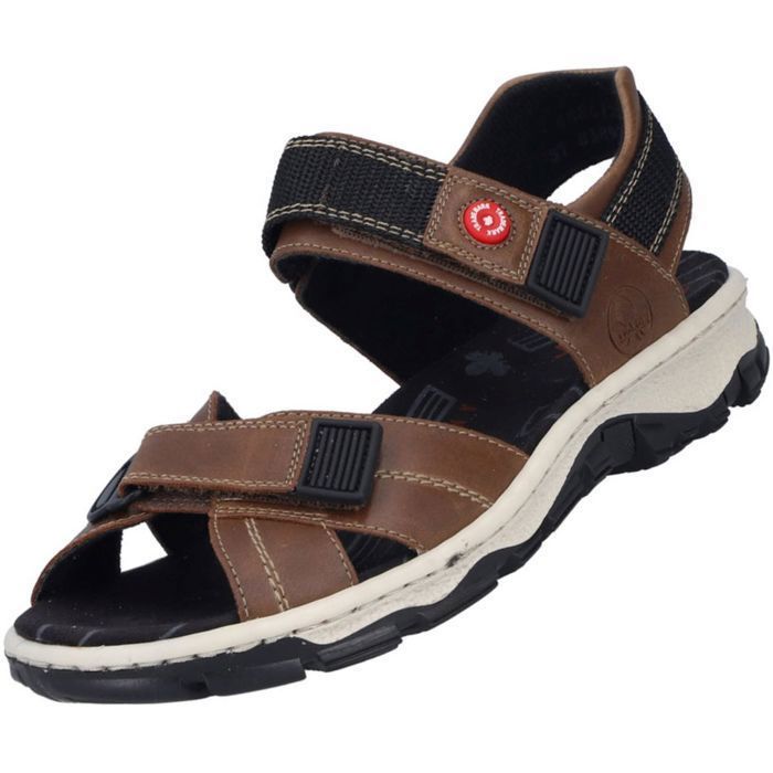Rieker Sandales classiques pour Femme 68851-22 Marron