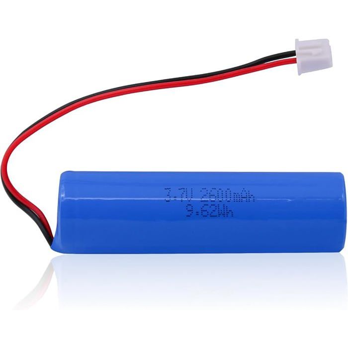 Batterie Rechargeable 3 7 V 2600 mAh Batterie Lithium-ION avec connecteur XH2.54/2P pour Produits 2600mah-XH2.54