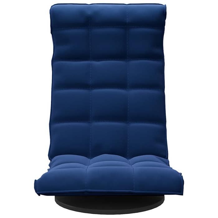 Bestseller Siège pivotant - COCO - Chaise de sol pivotante Bleu Velours - Taille:60x54x34cm C1622711634