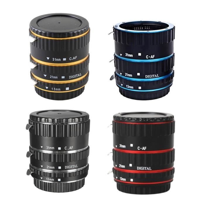 Tube d'extension automatique AIHONTAI pour monture Canon EOS EF-S 760D 750D 700D 5D Mark IV 80D 7D T6s 6D