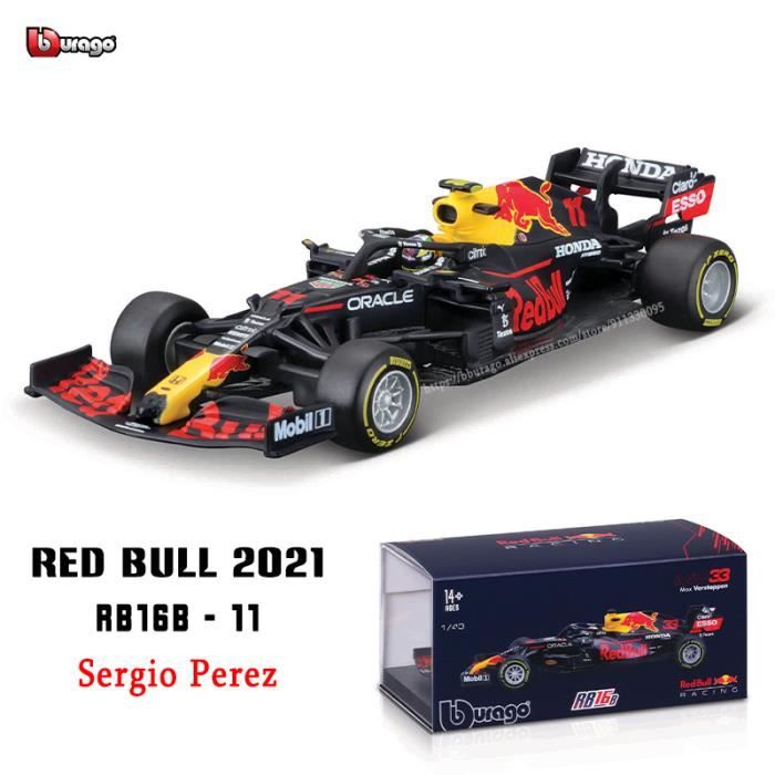 Couleur RB16B-11 Modèle de voiture de course en alliage Bburago F1 Red ...