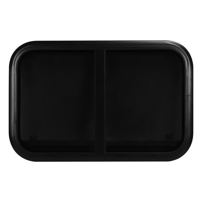 Fenêtre Coulissante Aramox 900x300mm - Verre Trempé Noir Pour Camping-car | Étanche Et Protection UV