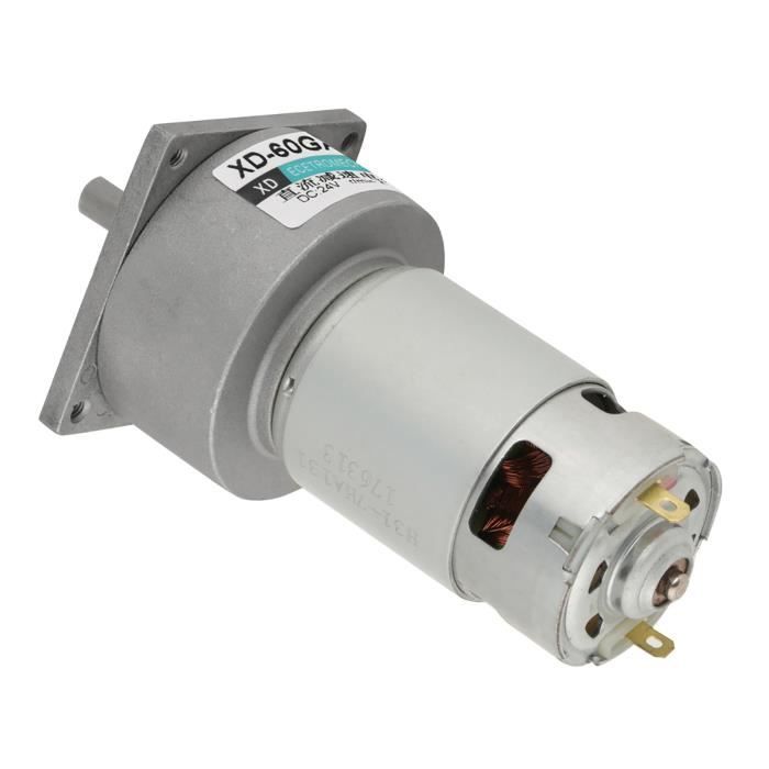 DC12 V/24 V 35 W mini-DC-transmissiemotor metaal snelheid instelbaar groot koppel motor CW/CCW (12 V 100 omw/min